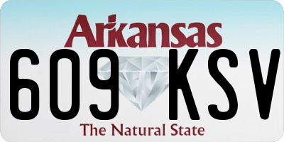 AR license plate 609KSV