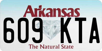 AR license plate 609KTA