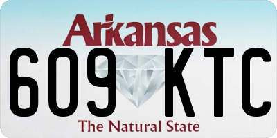 AR license plate 609KTC