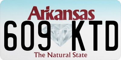 AR license plate 609KTD