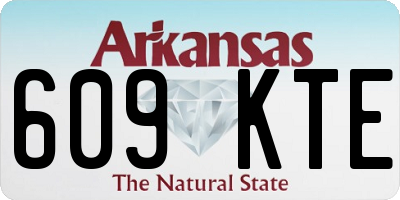 AR license plate 609KTE