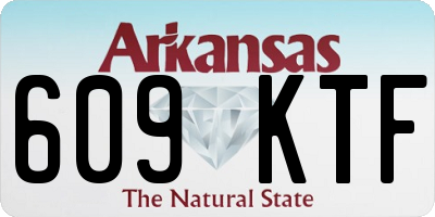 AR license plate 609KTF