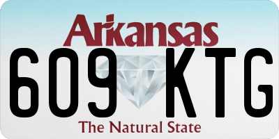 AR license plate 609KTG