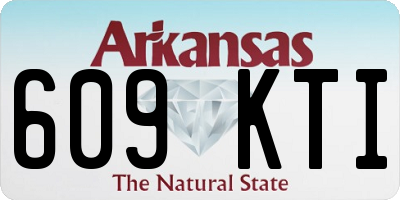 AR license plate 609KTI