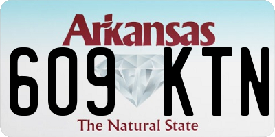 AR license plate 609KTN