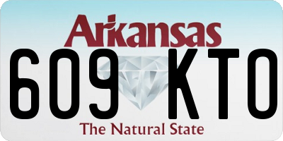 AR license plate 609KTO