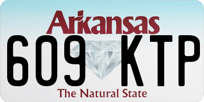 AR license plate 609KTP