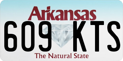 AR license plate 609KTS