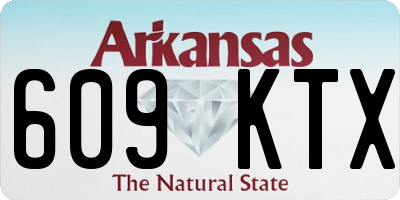 AR license plate 609KTX