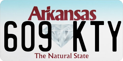 AR license plate 609KTY