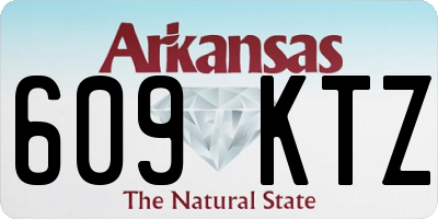 AR license plate 609KTZ