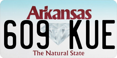 AR license plate 609KUE
