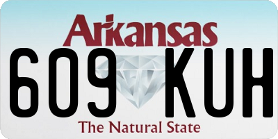 AR license plate 609KUH