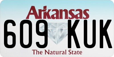 AR license plate 609KUK