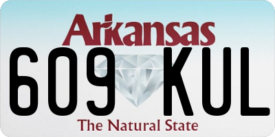 AR license plate 609KUL