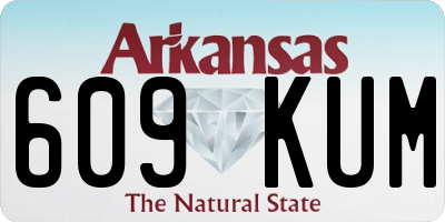 AR license plate 609KUM