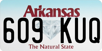 AR license plate 609KUQ