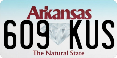 AR license plate 609KUS