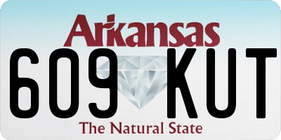 AR license plate 609KUT