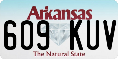 AR license plate 609KUV