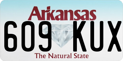 AR license plate 609KUX