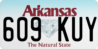 AR license plate 609KUY