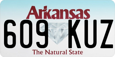 AR license plate 609KUZ