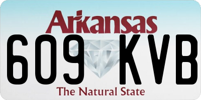 AR license plate 609KVB