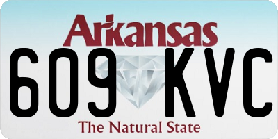 AR license plate 609KVC