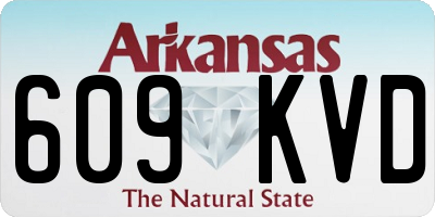 AR license plate 609KVD