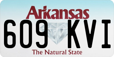 AR license plate 609KVI