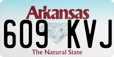 AR license plate 609KVJ