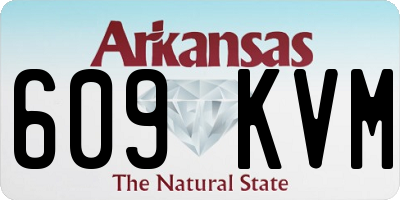 AR license plate 609KVM