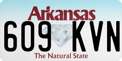 AR license plate 609KVN