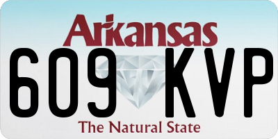 AR license plate 609KVP