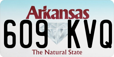 AR license plate 609KVQ