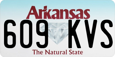 AR license plate 609KVS