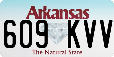 AR license plate 609KVV