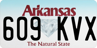 AR license plate 609KVX