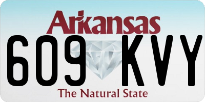 AR license plate 609KVY