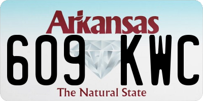 AR license plate 609KWC