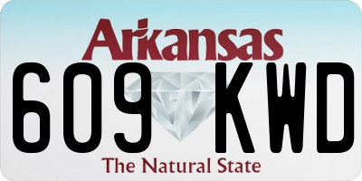 AR license plate 609KWD
