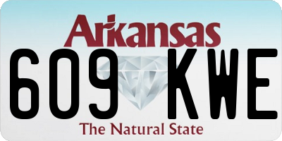AR license plate 609KWE
