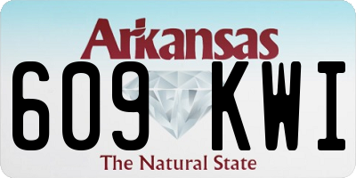AR license plate 609KWI