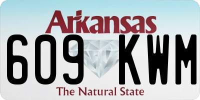 AR license plate 609KWM