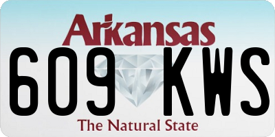 AR license plate 609KWS