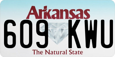 AR license plate 609KWU