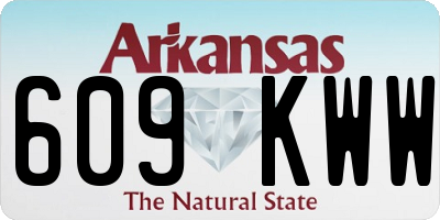 AR license plate 609KWW