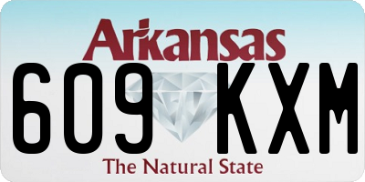 AR license plate 609KXM
