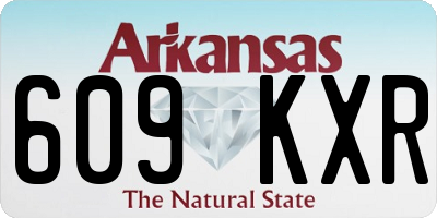 AR license plate 609KXR